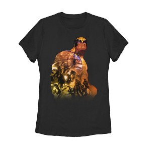 Women's Marvel X-Men Wolverine Pattern T-Shirt - 1 of 3