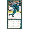 NHL San Jose Sharks 2025 12"x12" Team Wall Calendar - 3 of 4