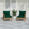 WestinTrends Avalon Outdoor Patio HDPE Loveseat Sofa with Patio Cushions - 2 of 4