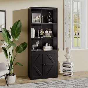 Hyleory 3-Tier Bookcase for Office Living Room, Storage Chest for Decoration, Artwork and Book - 1 of 4