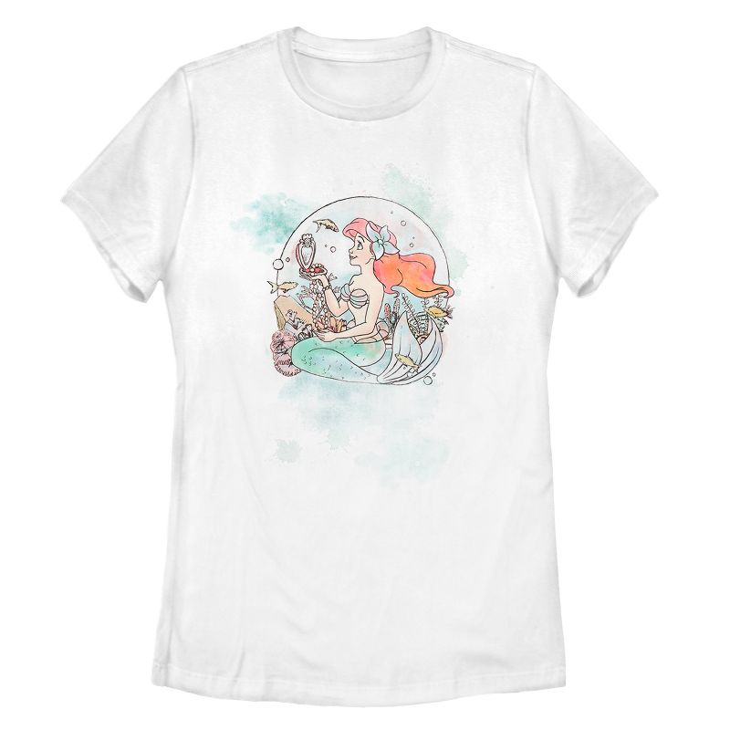 Women's The Little Mermaid Ariel's Collection T-Shirt, 1 of 5