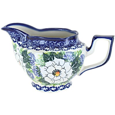 Blue Rose Polish Pottery 1003 Kalich Gravy Boat