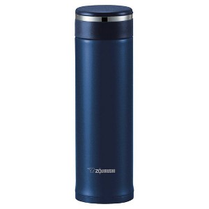 Zojirushi Stainless Steel 16oz. Travel Mug with Tea Leaf Filter SM-JTE46 - Deep Blue: Vacuum-Insulated, Leakproof, BPA-Free - 1 of 3