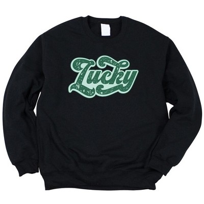Simply Sage Market Women's Graphic Sweatshirt Lucky Retro Rough
