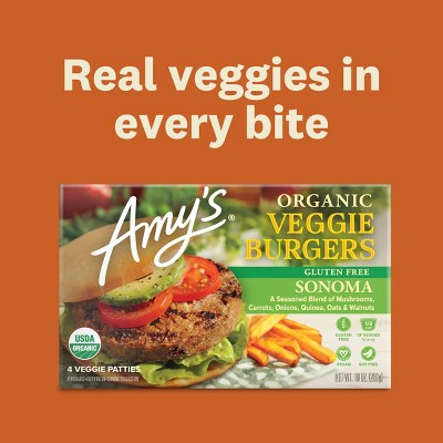 Amy's Organic & Plant Based Frozen Sonoma Veggie Burger - 4ct/10oz