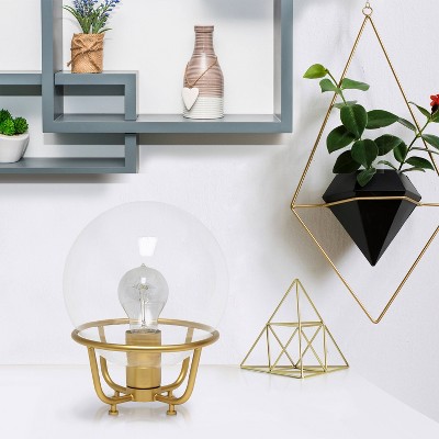 Old World Globe Glass Table Lamp Matt - Lalia Home
