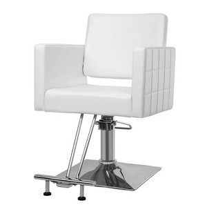Karl Home Black Heavy Duty Hydraulic Wide Seat Hair Stylist Salon Chair - 1 of 4