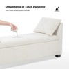 Amelia Storage Bench With Sturdy Rubber Wood Legs | ARTFUL LIVING DESIGN - 4 of 4