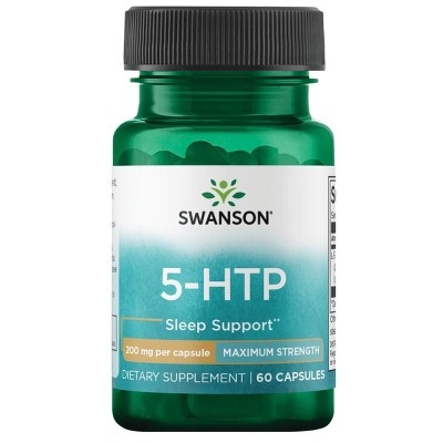 Swanson Dietary Supplements Maximum Strength 5-Htp 200 mg Capsule 60ct.