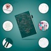 Undated Planner Weekly/Monthly 8.25"x5.5" Dark Teal Gold - Legend Planner: Faux Leather Agenda for Adults & Teens - 2 of 4