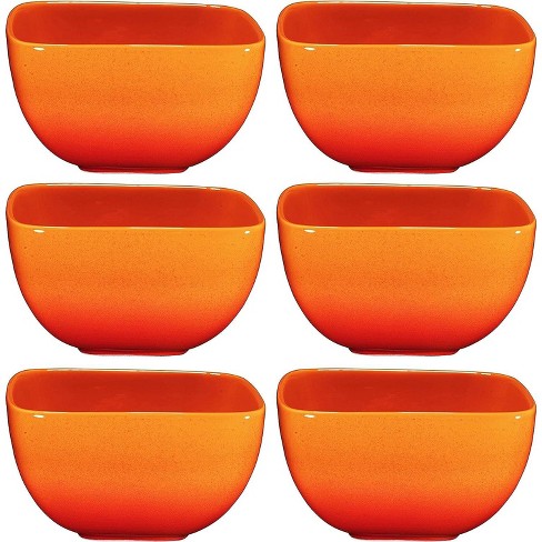 Bruntmor  Large Ceramic Square Bowl Set - 26 Ounce for Pasta