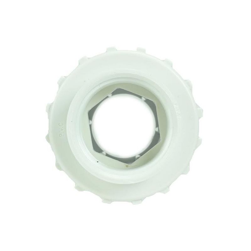 Swimline Swimming Pool or Spa Standard ABS Female and Male Threaded Union 1.5" - White, 2 of 3