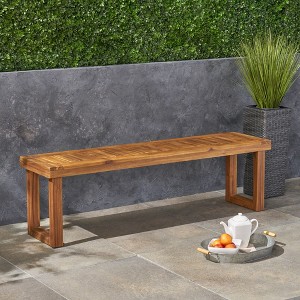Maggift Patio Seating Sets Outdoor, Featuring Unique Design, Ideal for Chats, Perfect for Gardens, Living Spaces, Beige, 60"*15"*18" - 1 of 4
