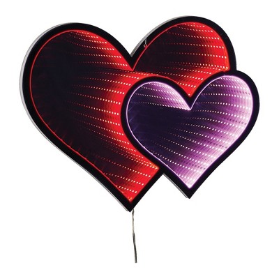 Melrose Hanging Heart Ekko Light 15.75"H