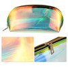 Unique Bargains Travel Toiletry Bag Makeup Bag OrganizerCosmetic Bag Waterproof TPU Multicolor 1PC - 3 of 4