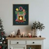 Amanti Art Christmas Fireplace by Shannon Snow Canvas Art Framed - 4 of 4