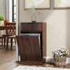 KTMBDW 13 Gallons Tilt Out Trash Cabinet, Wood Freestanding Kitchen Trash Bin Cabinet with Drawer Organizer Cabinet for Kitchen Living Room - 4 of 4