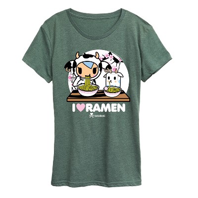 Women's - Tokidoki - Mozzarella Moofia I Love Ramen Short Sleeve Graphic T-Shirt