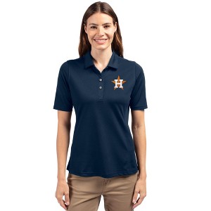 Houston Astros Cutter & Buck Virtue Eco Pique Recycled Womens Polo - 1 of 1