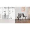 Wooakway Luxury Velvet Dining Chair Two-piece Set, Modern and Minimalist Design, Essential for Home and Restaurant Use - 4 of 4