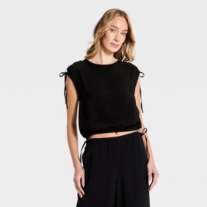 Top de gasa moderno con lazo lateral para mujer - A New Day™