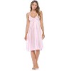 Casual Nights Women's Satin Lace Camisole Nightgown - 2 of 4
