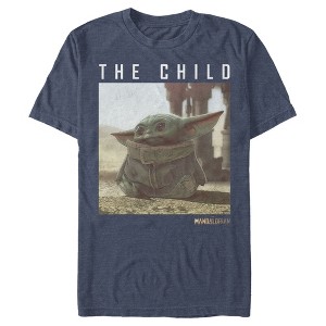 Men's Star Wars The Mandalorian The Child Frame T-Shirt - 1 of 3