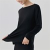 Clotth Women's Modal Sports Cover-Up - Long Sleeve, Side Slit, Loose Breathable, Stylish Yoga Cover-Up - 4 of 4