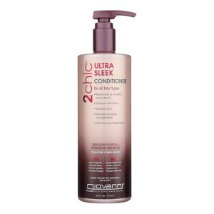 Giovanni 2Chic Ultra Sleek Conditioner Brazilian Keratin and Moroccan Argan Oil - 24 oz - 1 of 4