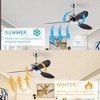 52'' 6 Speeds Adjustable ABS Blades Ceiling Fan with Lights and Remote - 4 of 4