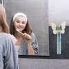 Unique Bargains Cute Bathrooms Wall Mounted Toothbrush Holder 4.33"x3.35" - 2 of 4