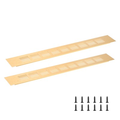 Unique Bargains Rectangle Ventilation Grille, Aluminum