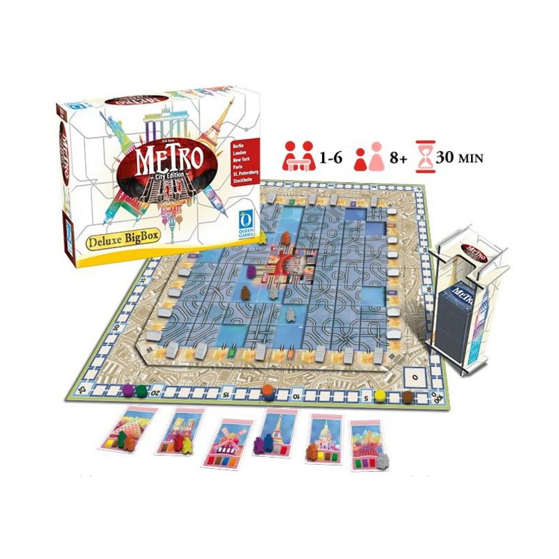 Metro - City Edition (Deluxe Big Box Edition) Board Game, 2 of 4