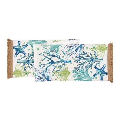 C&F Home Sea Life Embroidered Table Runner