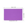 Unique Bargains Anodized Aluminum Laser Engraving DIY Blank Metal Business Cards 12 Pcs - 2 of 4