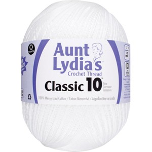 Aunt Lydia's Classic Crochet Thread Size 10 Jumbo - 1 of 2