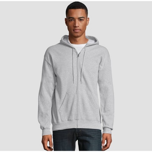 Hanes Men's Ecosmart Fleece Full-zip Hooded Sweatshirt : Target