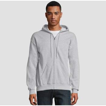 Hanes Men's EcoSmart Fleece Full-Zip Hooded Sweatshirt
