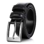Mio Marino Men's Dual Loop Leather Belt