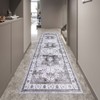Area Rugs for Living Room - Machine Washable Non Slip Vintage Rugs, Low Pile Lightweight Chenille Print Rug for Bedroom, Dining Room, Home Office - 3 of 4
