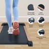 FIONECA 2.25HP Under Desk Walking Pad ¨C Wood Finish, LED Display, Remote Control, 265 lbs Capacity, Black - 2 of 4
