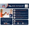 BabyFanatic Wood Rattle 2 Pack - NFL Denver Broncos Baby Toy Set - 4 of 4
