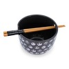 Silver Buffalo Disney The Nightmare Before Christmas Jack 20-Ounce Ramen Bowl with Chopsticks - 2 of 4