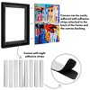 Americanflat 16x20 Canvas Floating Frame with Adhesive Strips Included - Vertical and Horizontal Floating Frame for Artwork - Black - 4 of 4