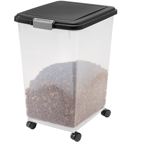 Iris 4pk 50qt Plastic Storage Totes With Wing Lid : Target