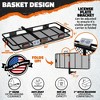 Mockins 60"x20"x6" Tow Hitch Cargo Carrier with 20 Cu.Ft. Waterproof Bag, Rear Lights, License Plate Holder and Hitch Carrier Accessories - 3 of 4