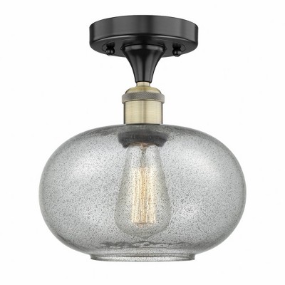 Gorham - 1 Light Semi-Flush Mount In Industrial Style-10.75 Inches Tall and 9.5 Inches Wide
