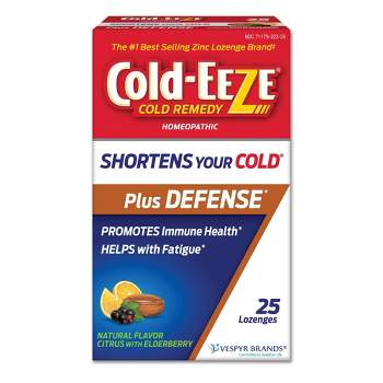 Cold-Eeze Plus Defense Citrus with Elderberry Lozenges - 25ct