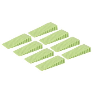 Unique Bargains ABS Anti-Slip Mini Size Wide Applications Door Stop 12 Pcs - 1 of 4