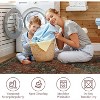 Washable Area Rug, Vintage Faux Wool Floor Cover with Non-Slip Backing, Non-Shedding Thin Foldable Carpet for Living Room Bedroom Kitchen - 3 of 4